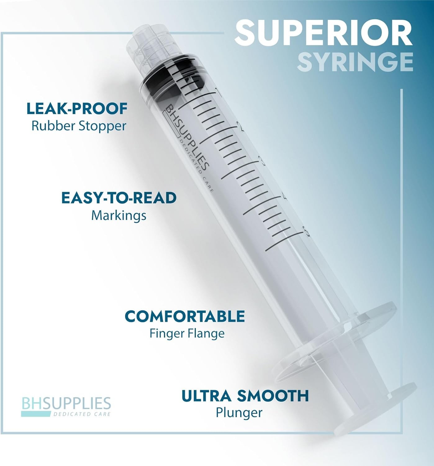 BH Supplies 1ml Luer Lock Tip Syringes (No Needle) – Sterile, Individually…