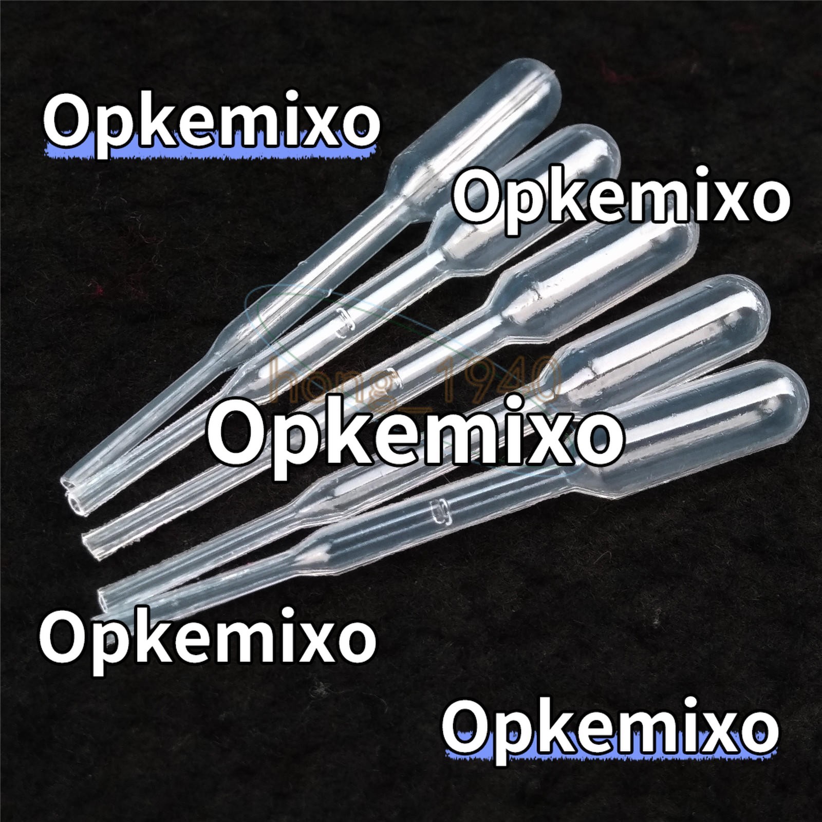 100pcs Disposable Plastic Graduated Dropper Transfer Pipette Airbrush 0.2ml New