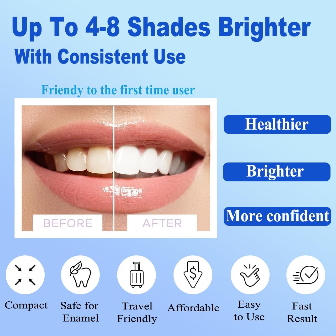 MEDIWHITE Bright & Protective Teeth 0.27 Fl Oz (Pack of 1), Multicolor