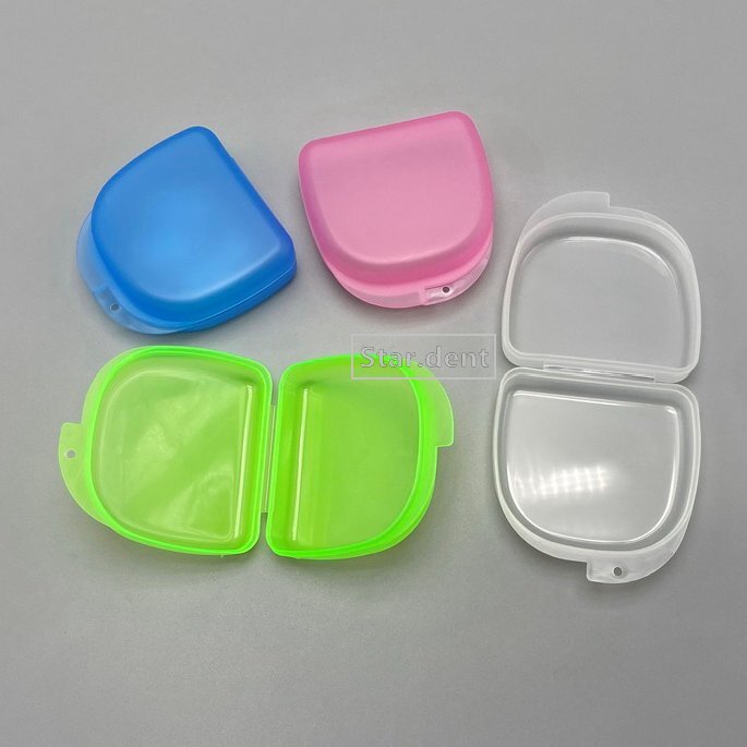 Dental Orthodontic Retainer Holder Denture Case Mouthguard Storage Box Container