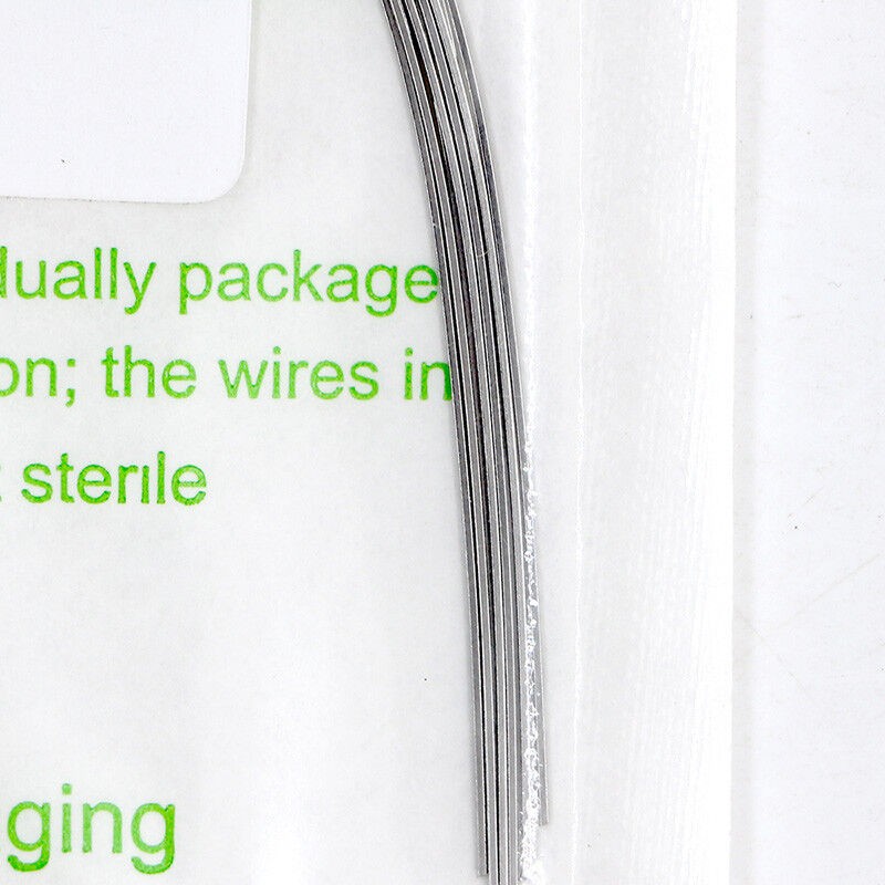 5×Dental Ortho Stainless Steel Rectangular Arch Wire Ovoid Form 16×16 Upper