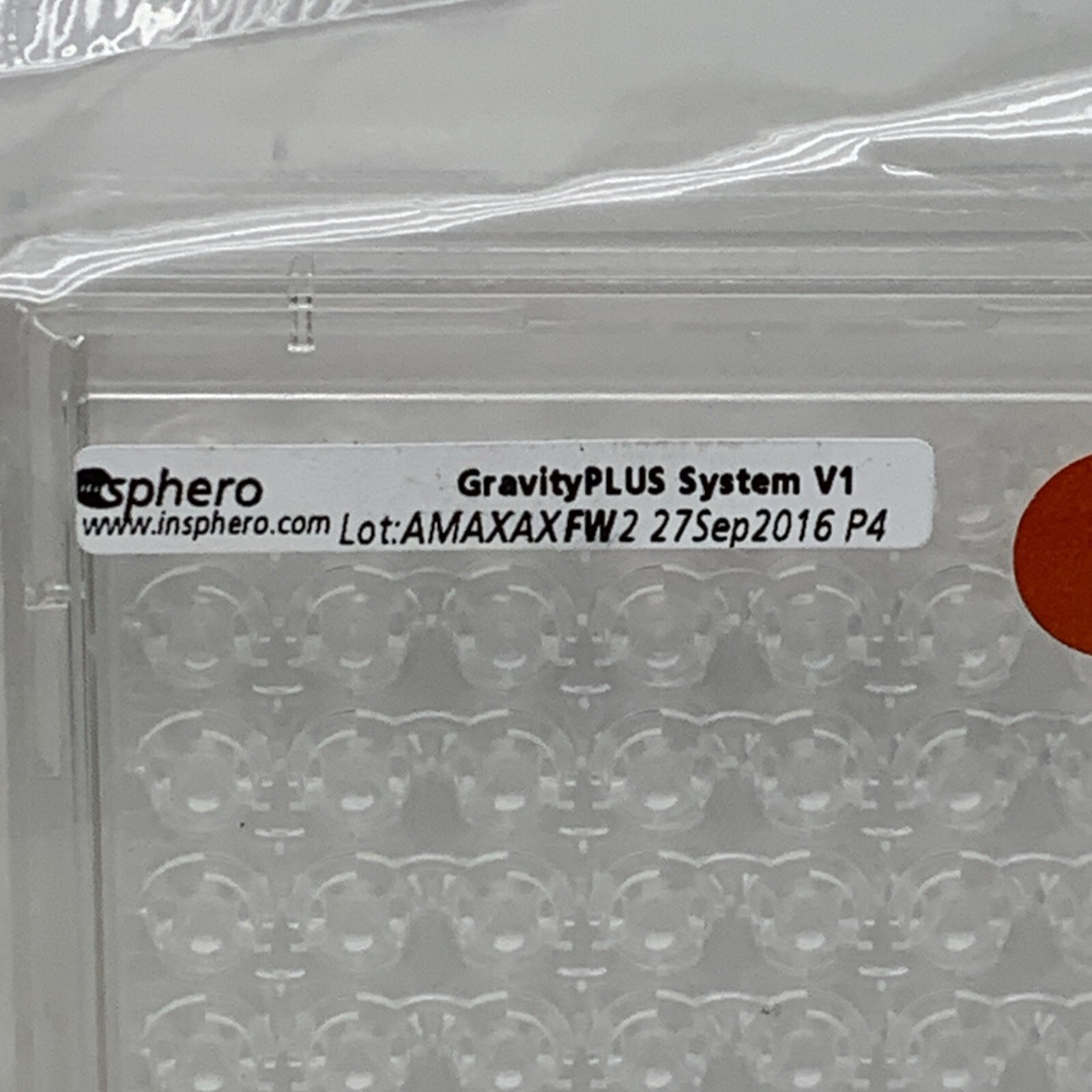 Lot of (4) InSphero ISP-06-010 Gravity Plus Hanging Drop System Plates 96Wells