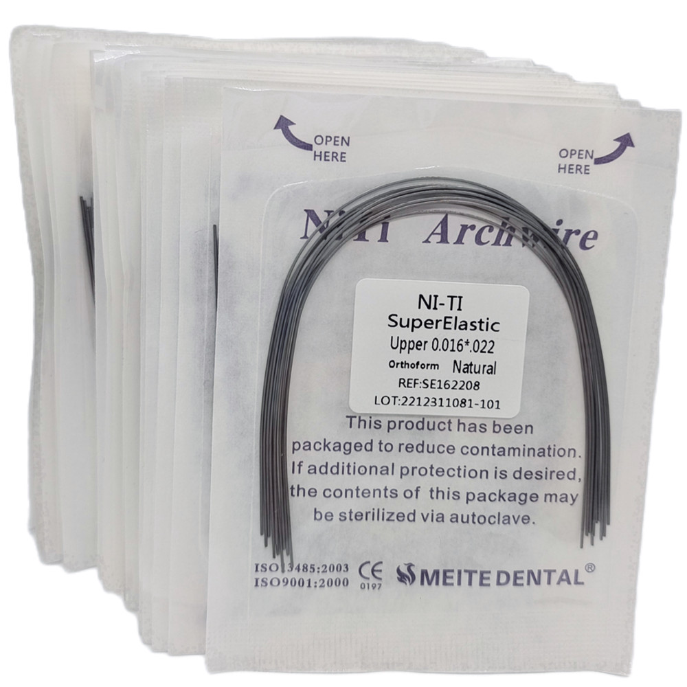 Dental Orthodontics Niti Rectangular Arch Wires Nature Form 10 pcs/pack