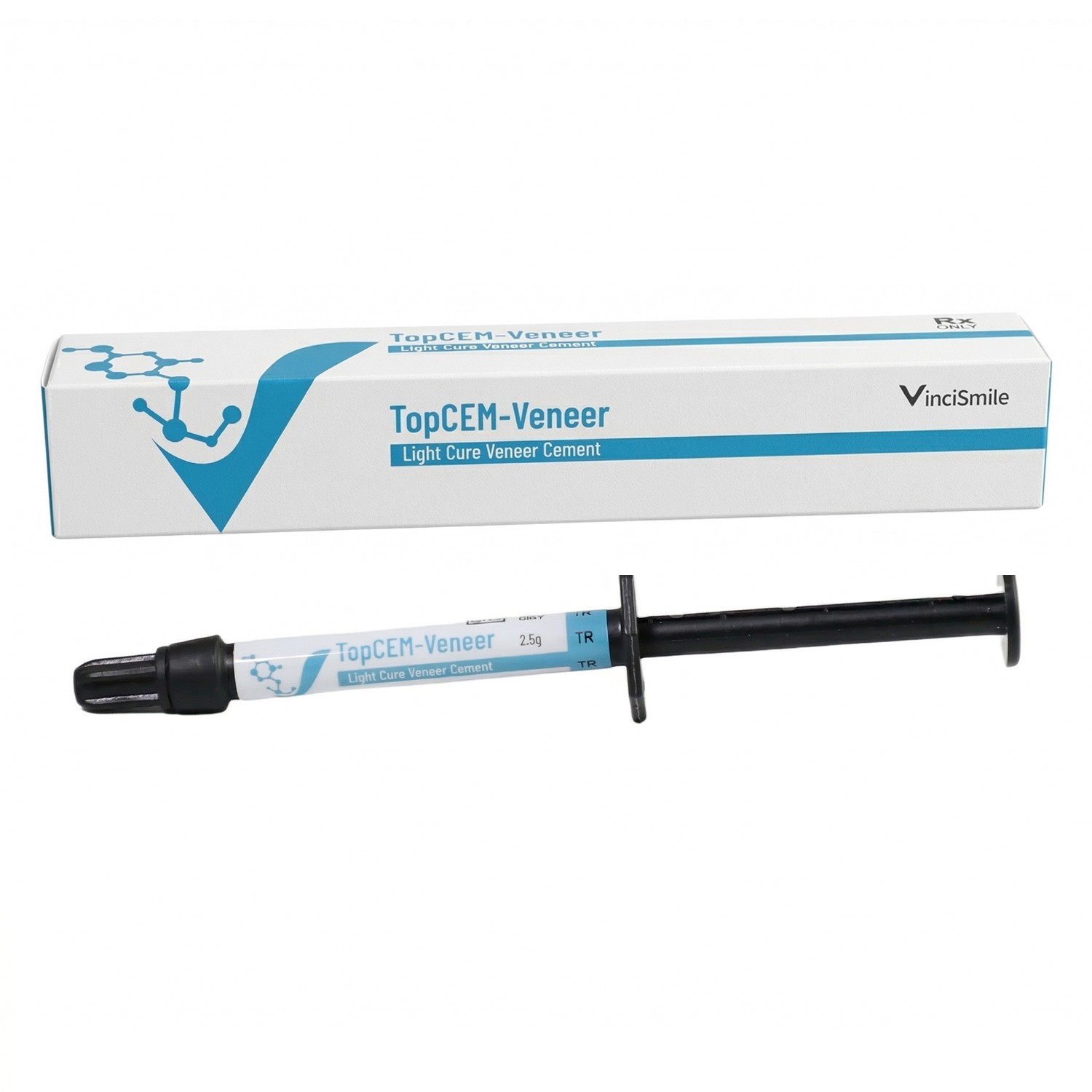 TopCEM-Veneer Dental Light Cure Veneer Cement 2.5g