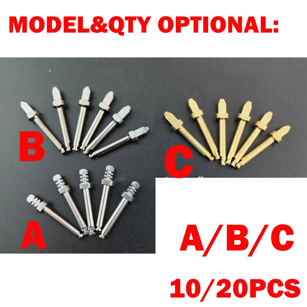 10/20Pack Dental Mandrel Finishing Polishing CA Latch Contra Angle For One Gloss