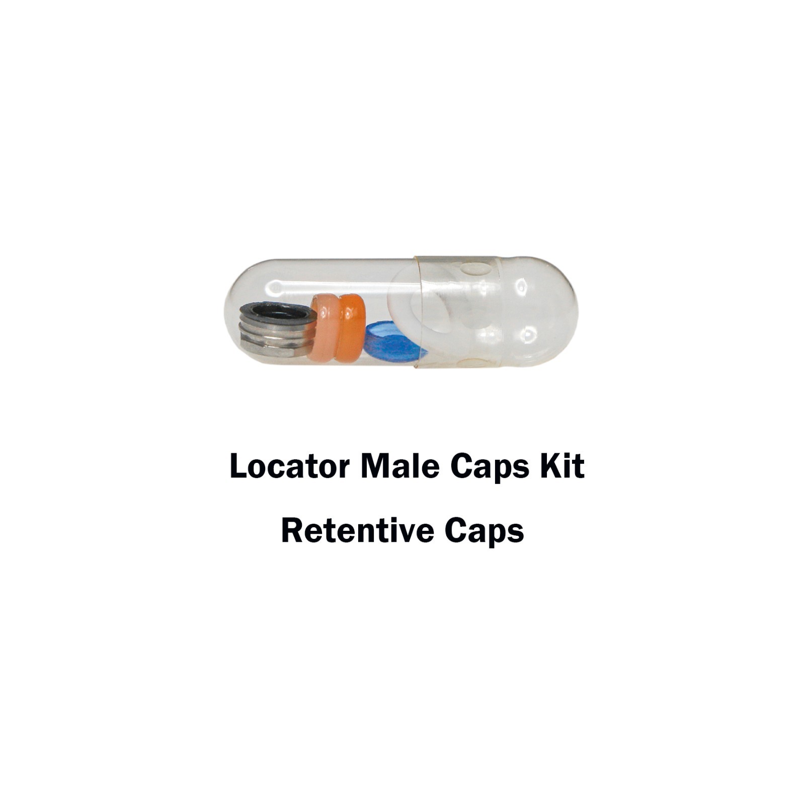 US Dental Locator Abutment& Male Cap Inserts Kit For Osstem Hiossen Mini/Regular