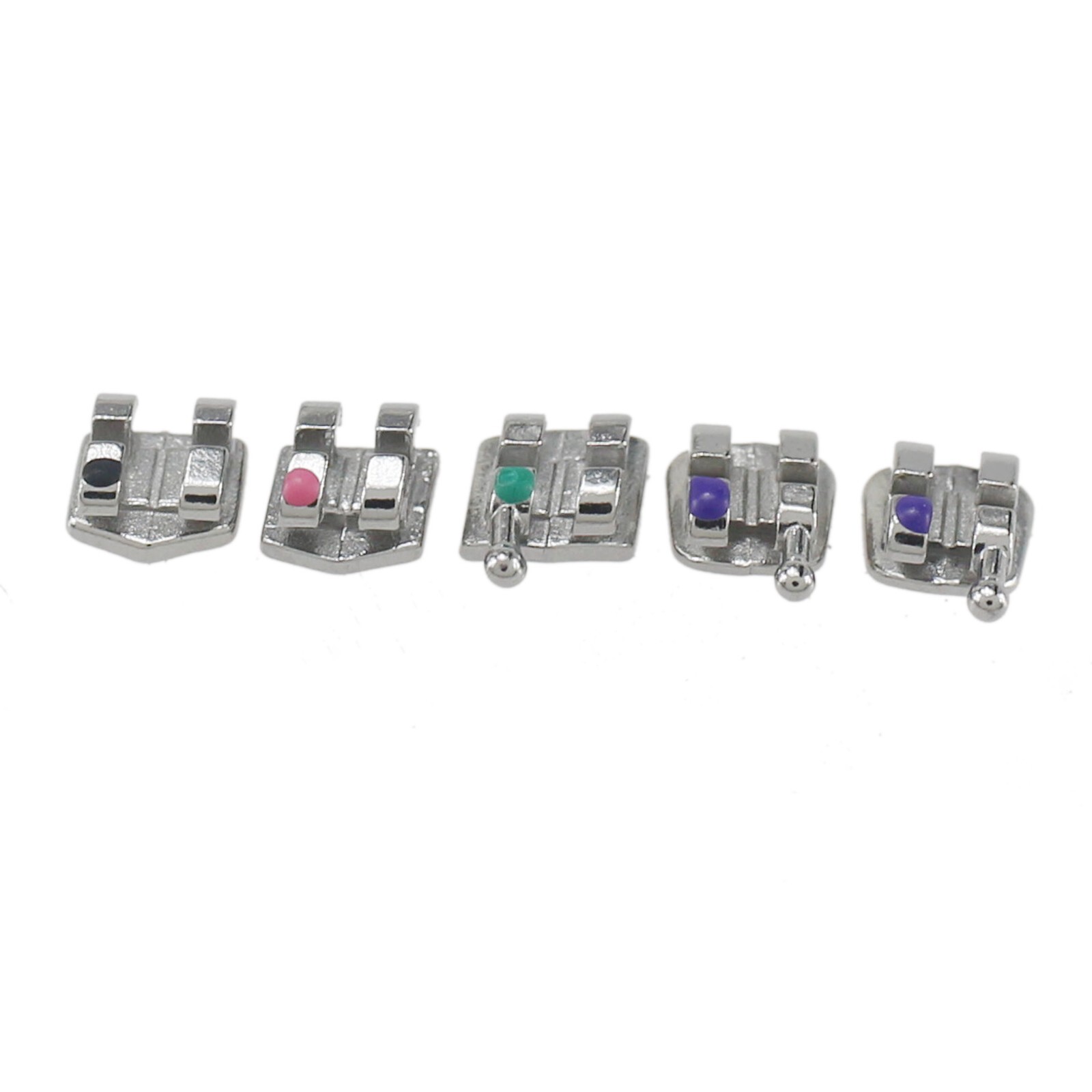 Dental Orthodontic Brackets Metal Roth MBT 018 022 345 Hook Mini Braces MIM Twin