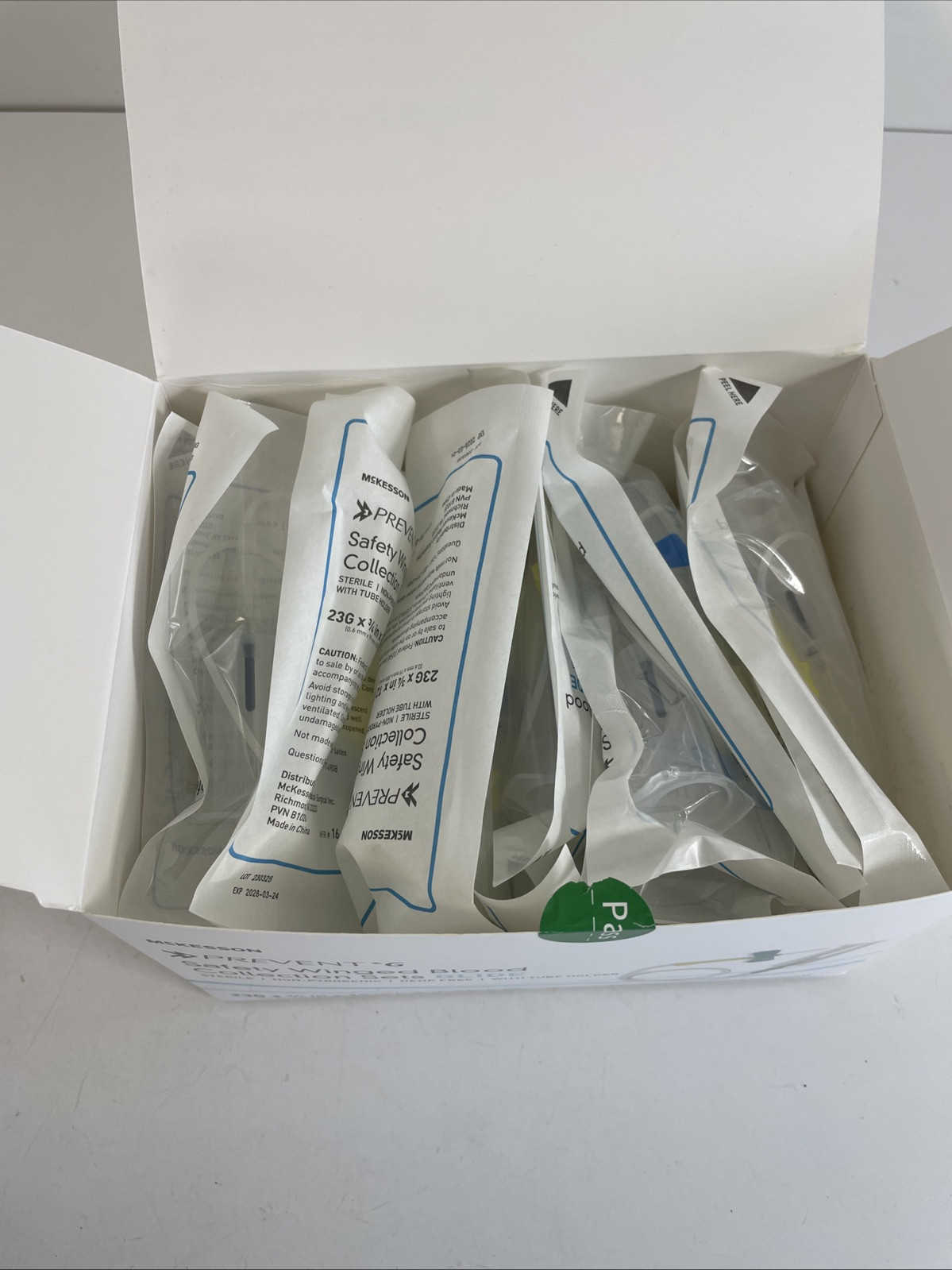 Safety Winged Collection Kit, 23G, 3/4″ x 12″ 50/pack