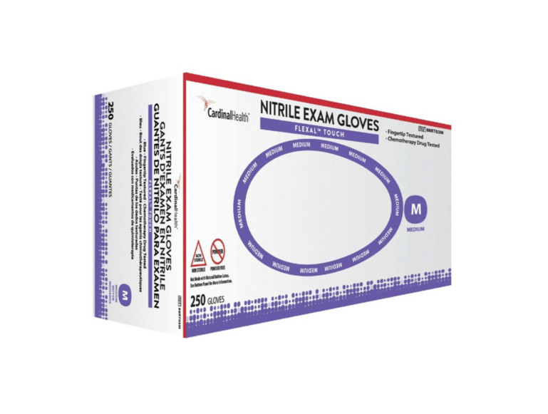 CARDINAL HEALTH Flexal Touch Nitrile Exam Gloves Blue, 2500 Count 88RTO3M