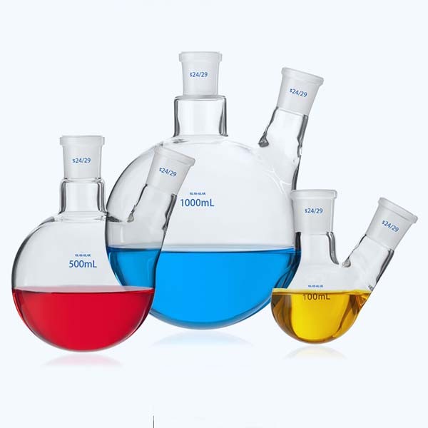5ml – 1000ml Round Bottom Boiling Flask with 1-4 Standard Necks Lab Supplies