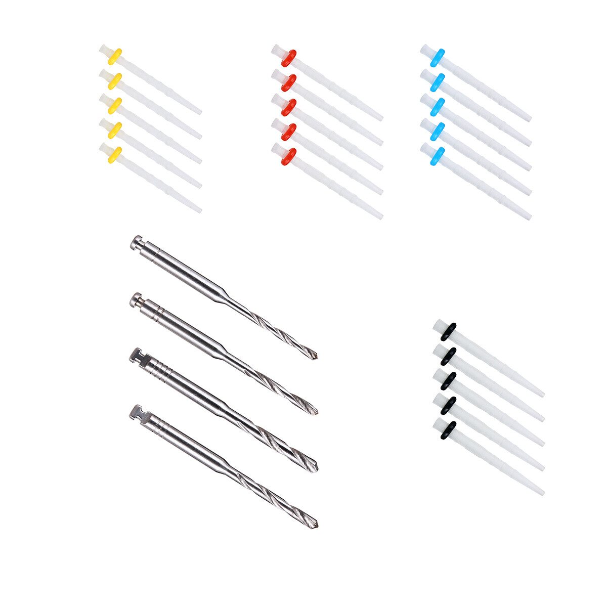 1Box Dental Endo Fiber Post Glass Quartz Teeth Restorative 1.0 1.2 1.4 1.6 1.8m