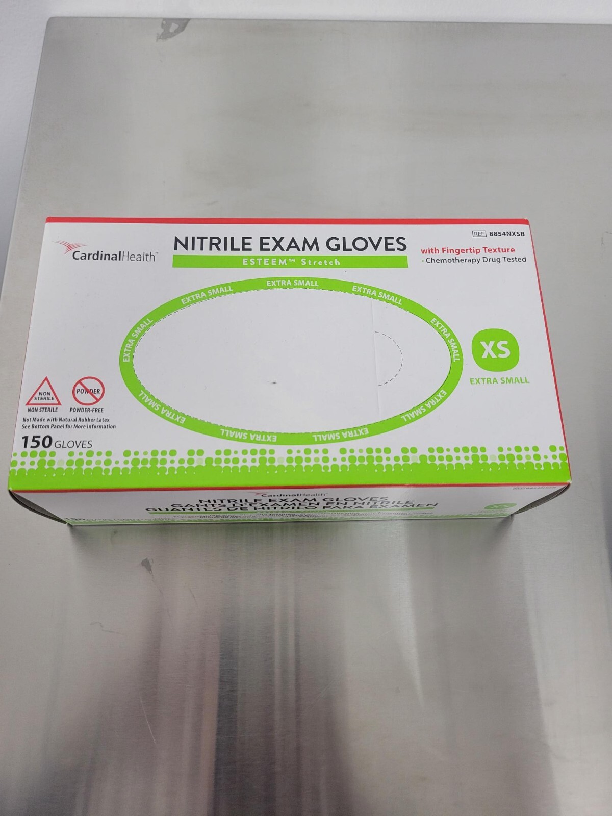 Cardinal Health Nitrile Exam Gloves, Chemotherapy Drug Tested, 150 gloves