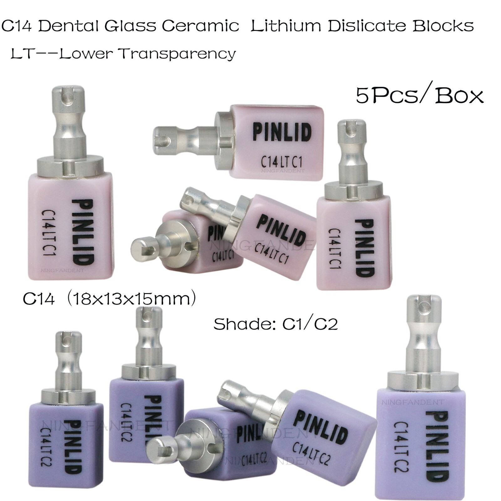 US C14 Dental Emax Glass Ceramic Blocks Lithium Disilicate CAD/CAM CEREC Blocks