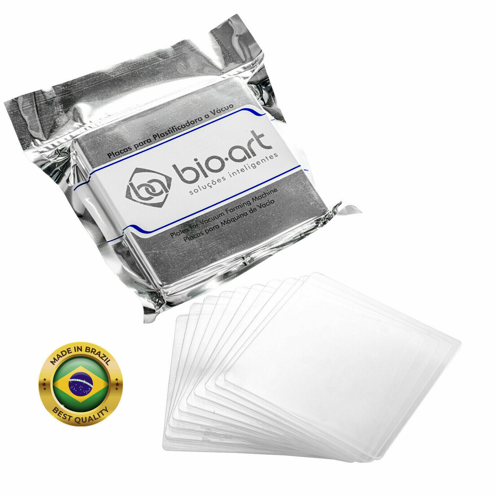 Bio-Art Hard&Soft Plate Sheet 5″×5″ for Vacuum Forming Machine Made in Brazil