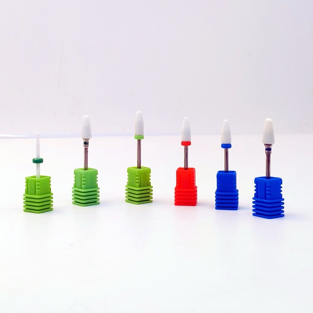Dental Lab White Zirconia Ceramic Burs for Micro Motor HP Polishing Acrylics etc
