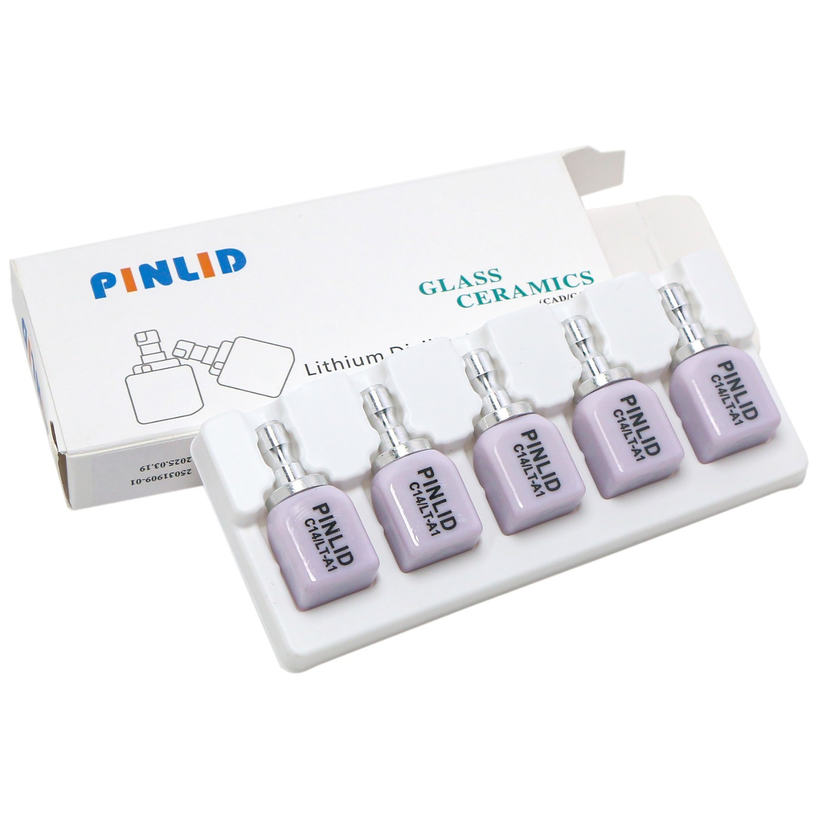 US LT C14 A1 Lithium Disilicate Glass Ceramic Blocks For CEREC CAD/CAM