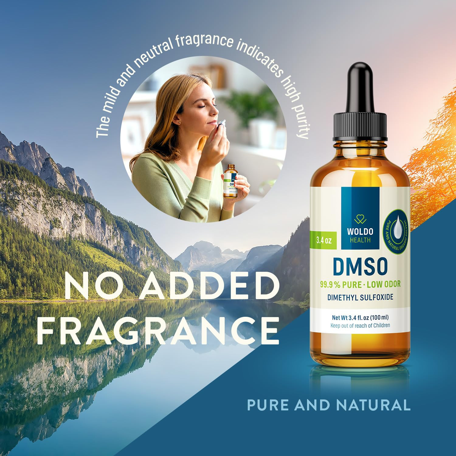 DMSO 99.9% Pharmaceutical Grade Liquid – 3.38 Fl. Oz Pure Dimethyl Sulfoxide Dro