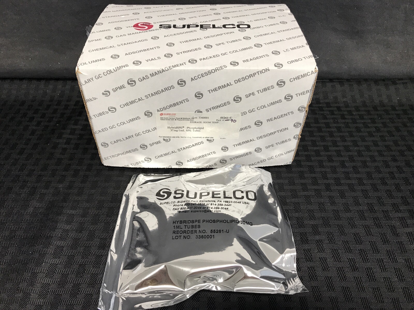 (90 Pcs) SUPELCO HybridSPE Phospholipid 30mg 1mL SPE PL Cartridge Tubes 55261-U