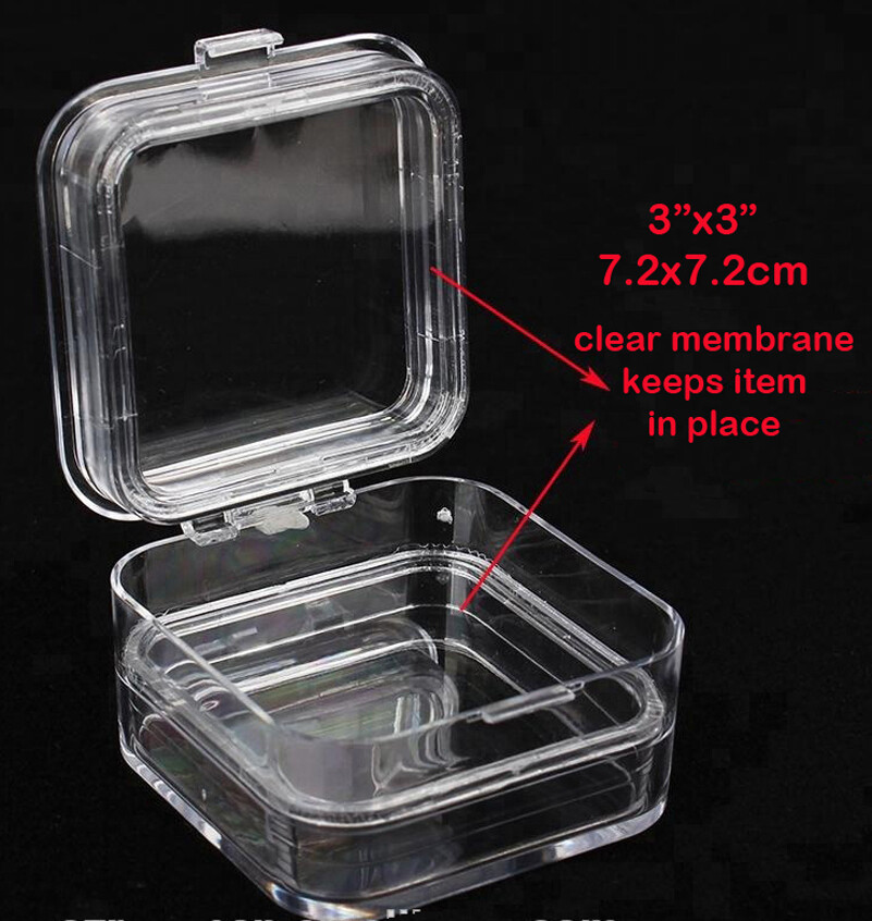 CROWN PILLOW BOX 3″x3″ with membrane 100 pieces (bx1002x100)