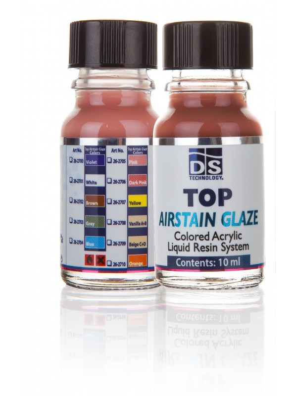 Dental Acrylic Stain -TOP AIRSTAIN GLAZE Acrylic and Composite Restorations 10ml