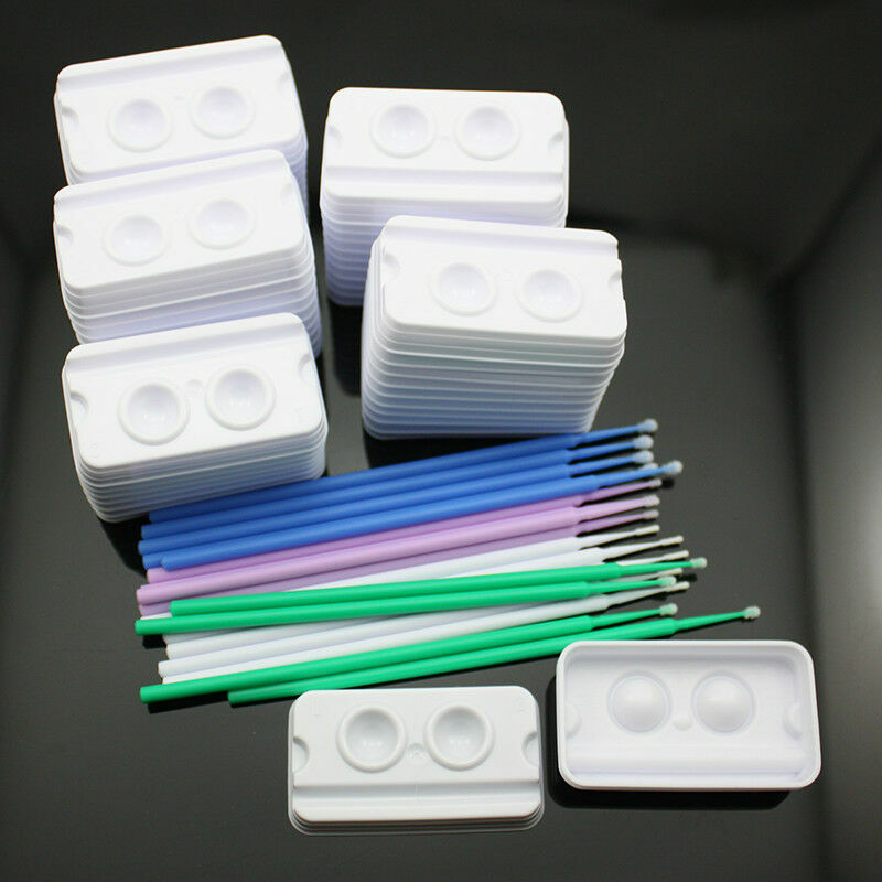 1000x Disposable Micro Applicator Eyelash Extension Brush Stick Dental Fine 2.0