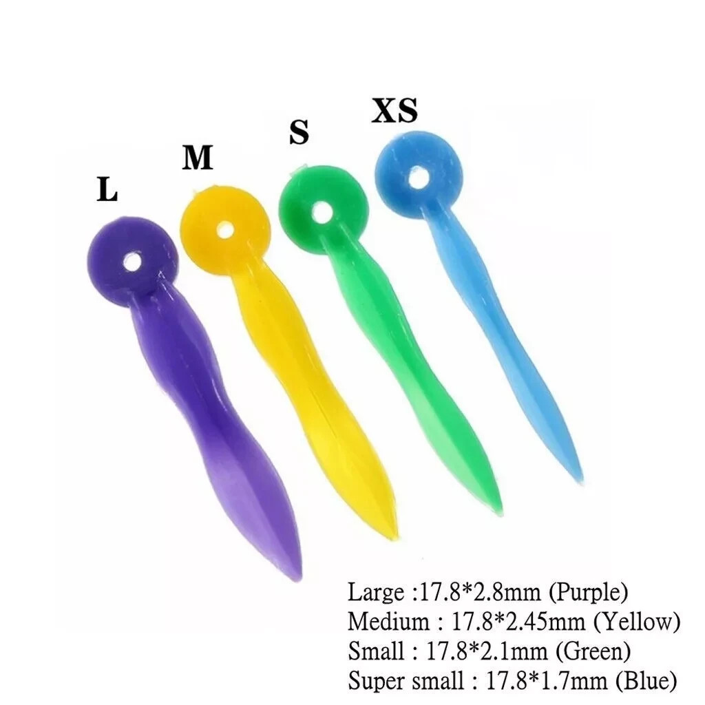 100 Pcs/Box Disposable Plastic Wave Shape Dental Wedges Teeth Wedge Tooth Gap