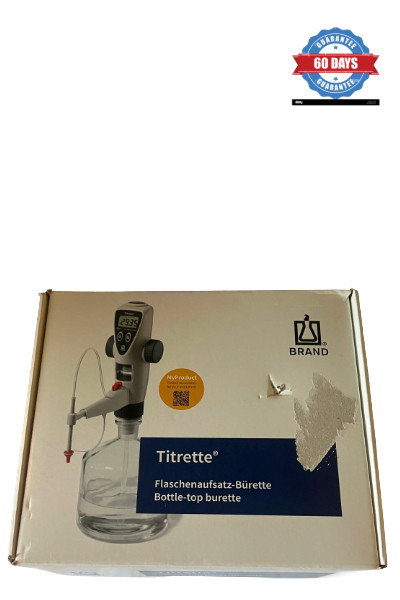 Brand Titrette 25ml Digital Bottle-Top Burette 4760151 New Open Box Sealed Parts