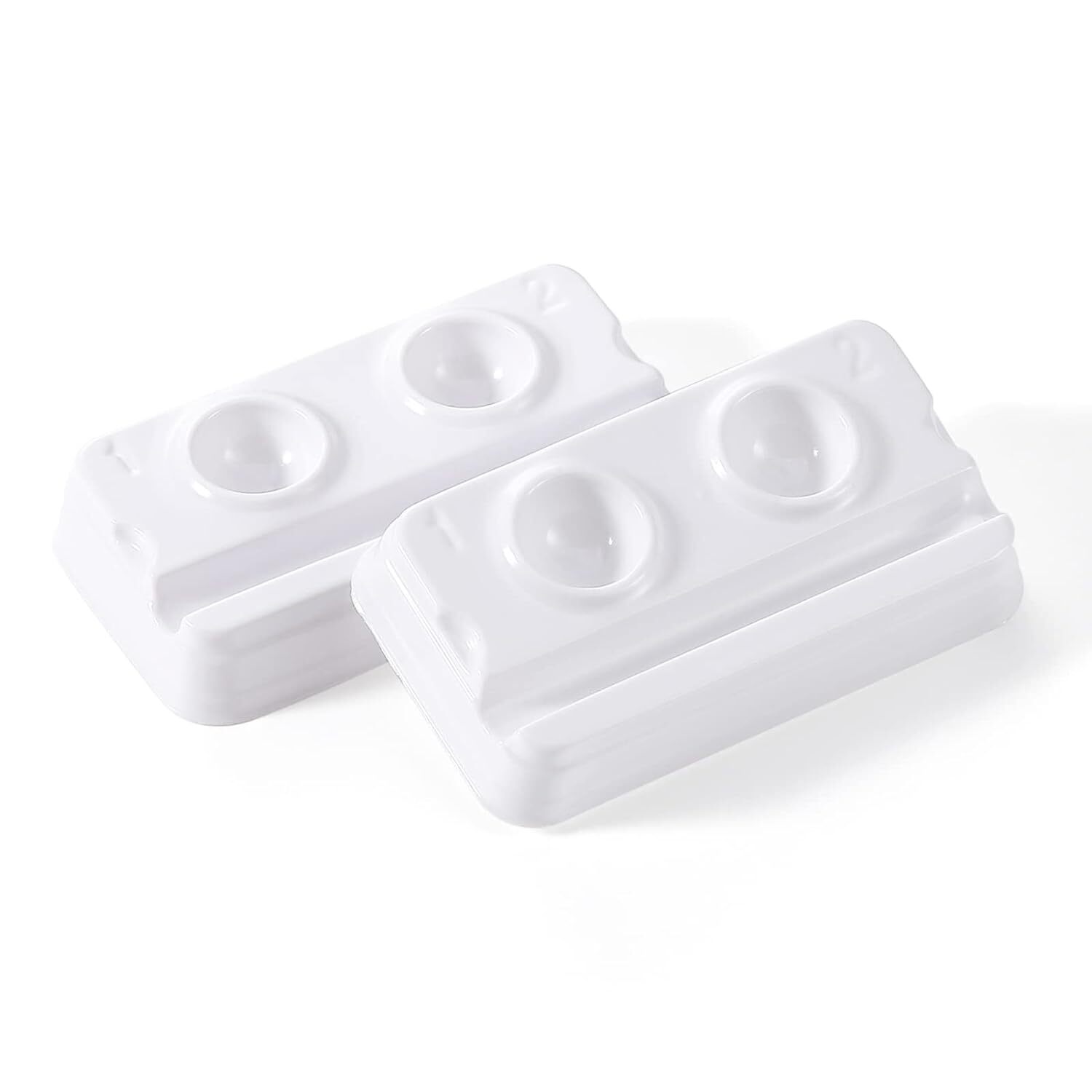 200/Box JMU Dental Disposable Dental Mixing Well – 2 Wells Mini Mixing Trays