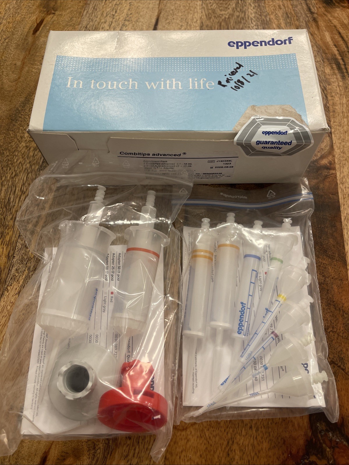 Eppendorf Combitips Advanced 0.1mL 10mL 25mL 50mL Pipette Tips Sterile Adapter