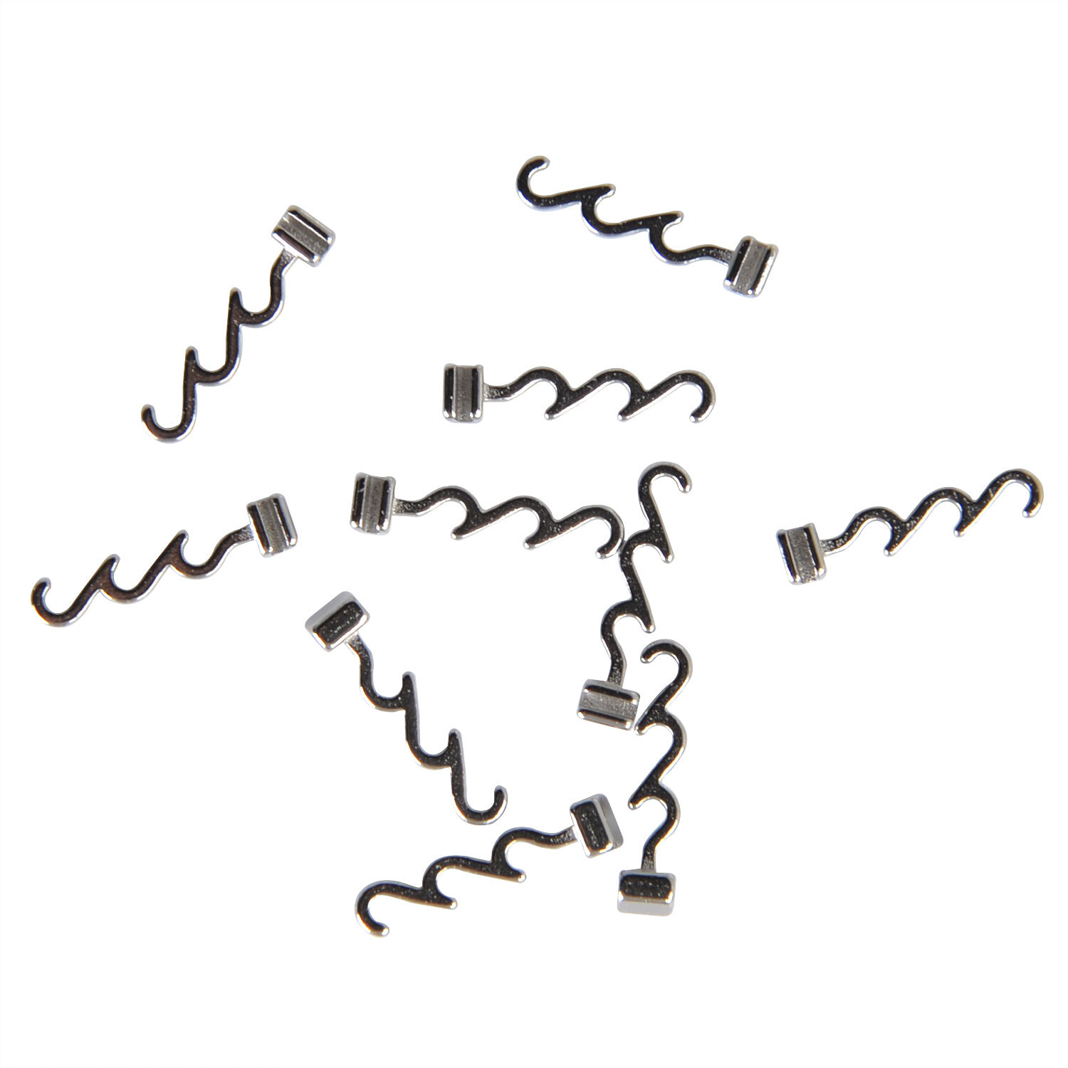 10pcs/pack Dental Orthodontic Crimpable Hooks Short/Long/Stop/Left/Right/Cross
