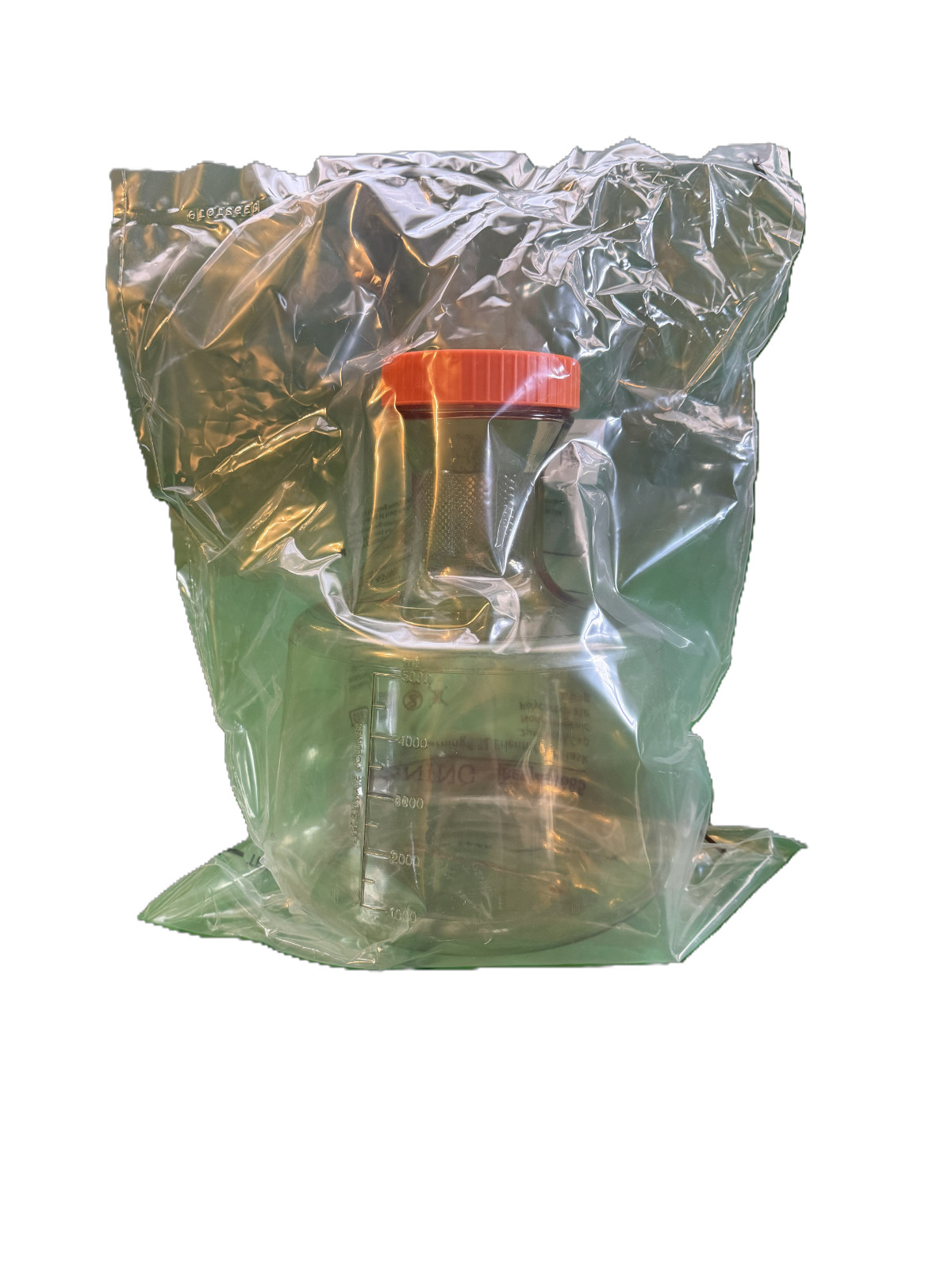 CORNING 5L Polycarbonate Erlenmeyer Flask with Vent 431685 (4/Case)