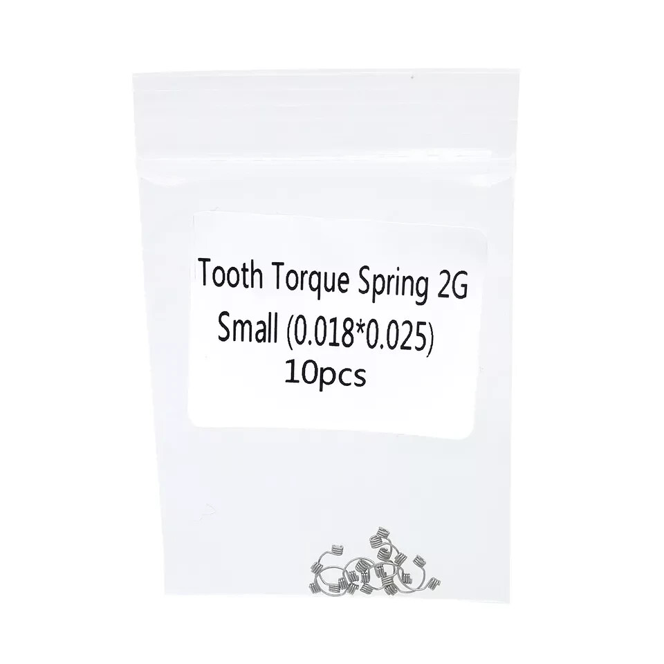 10Pcs/Bag Dental Orthodontic Anterior Teeth Torque Wire Spring Rectangular