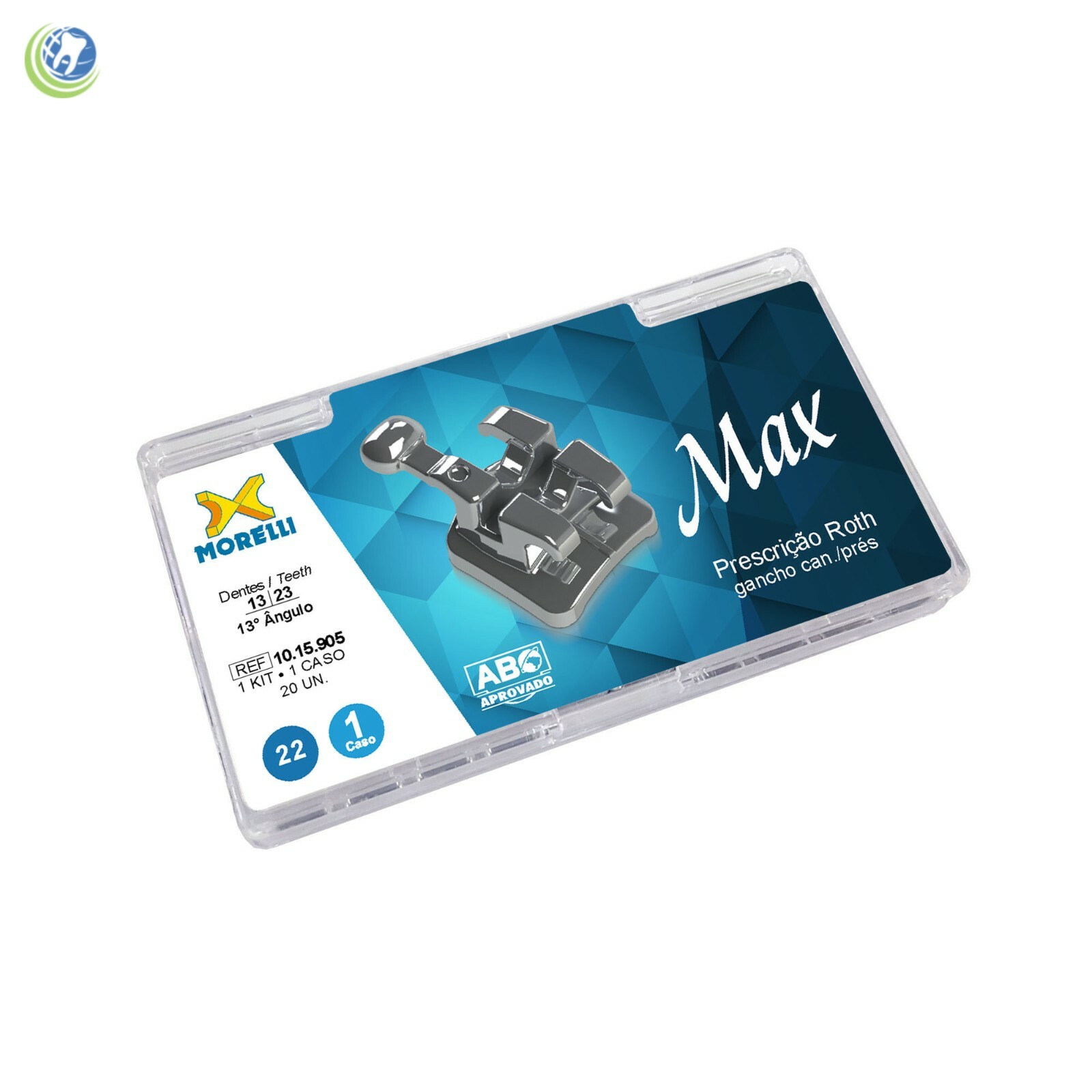 BRACKETS CASE ROTH MAX 0.22 MORELLI 1015905 Orthodontic USA seller