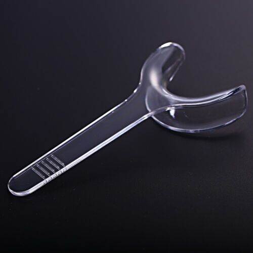 20Pcs Dental Intraoral Cheek Lip Retractor T-Shape Mouth Opener Clear S/L Size