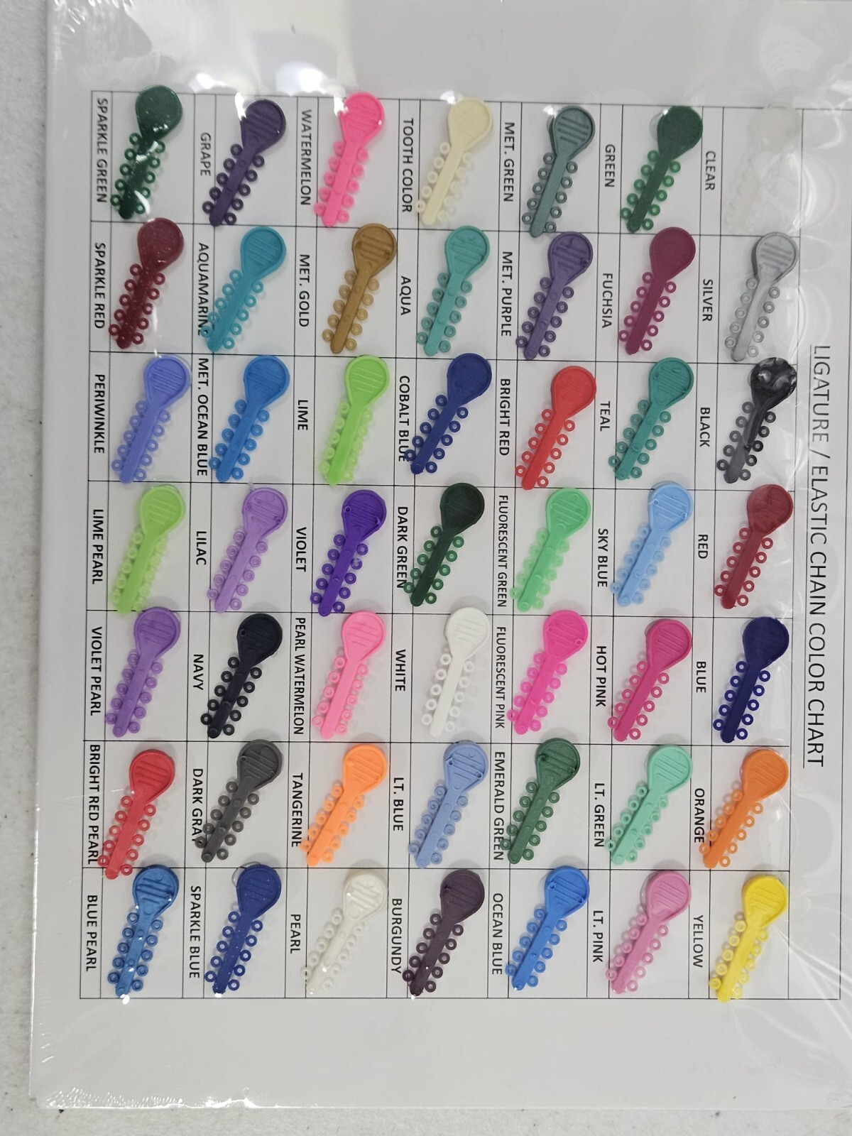 ELASTOMERIC LIGATURE TIES (1008 PCS) Low Friction Technology Made in USA