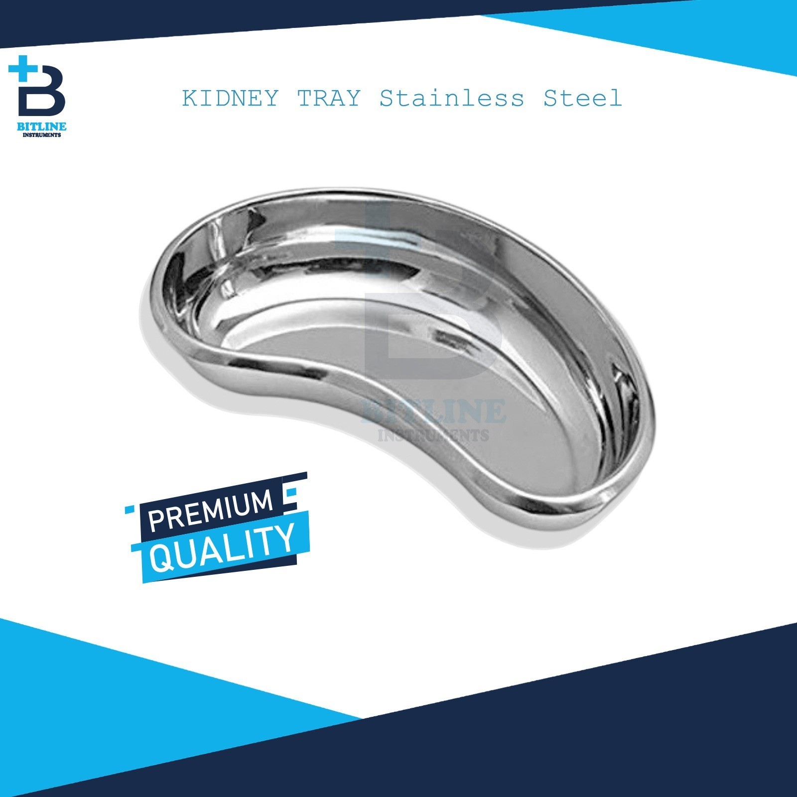2pcs Surgical KIDNEY TRAY 8” DISH BASIN Stainless Steel Instrument CE Approved