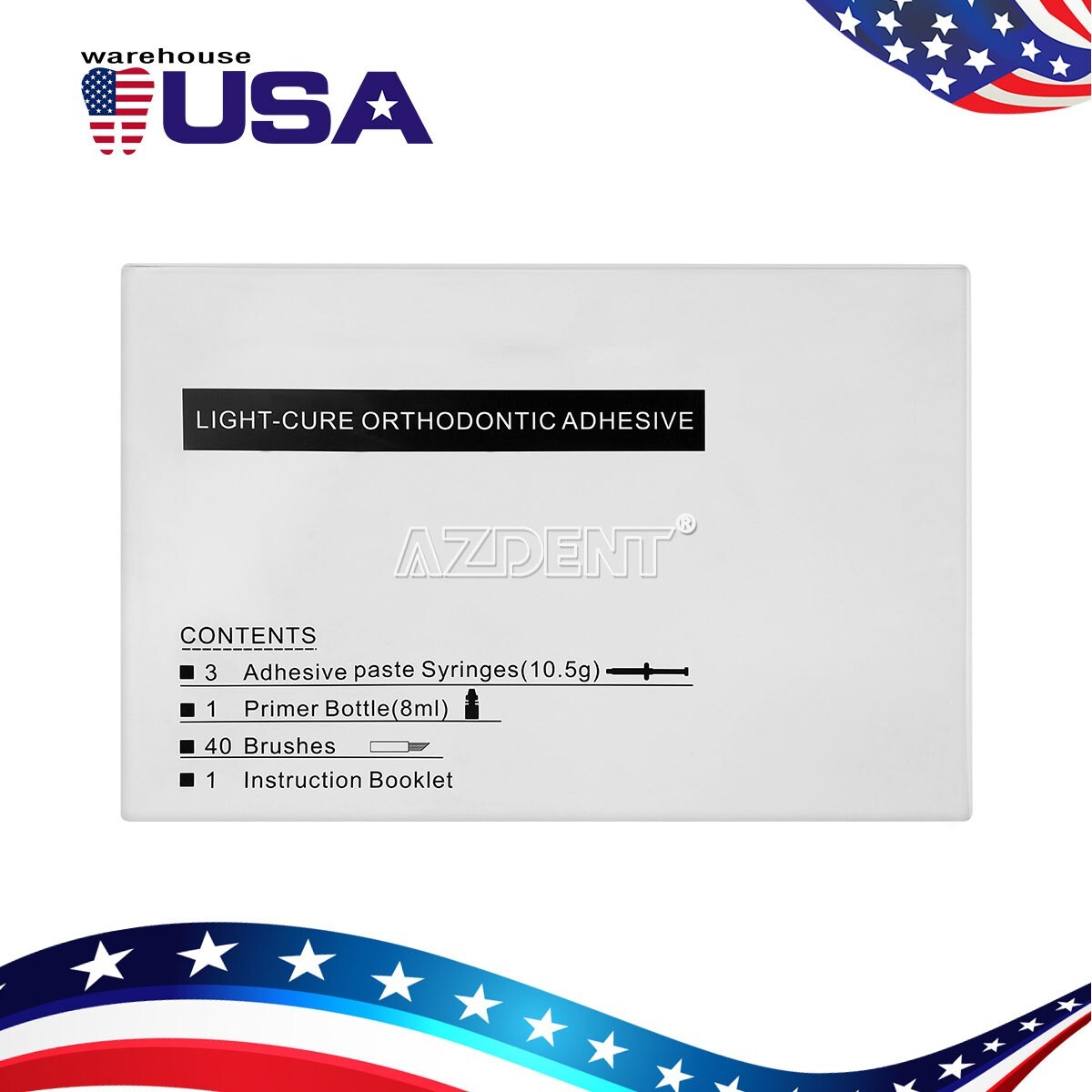 Dental Orthodontic Adhesive No-Mix Bonding Resin Light Cure Blue/no-mix Mini Kit
