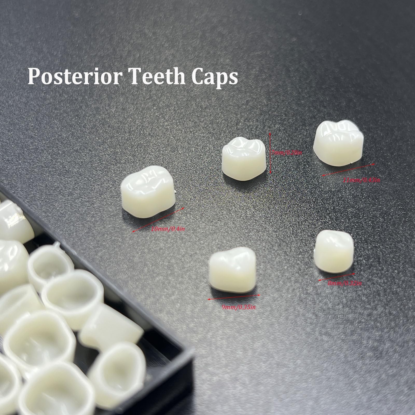 False Teeth Crown Repair Kit Dental Anterior and Posterior Veneers Fake Tooth
