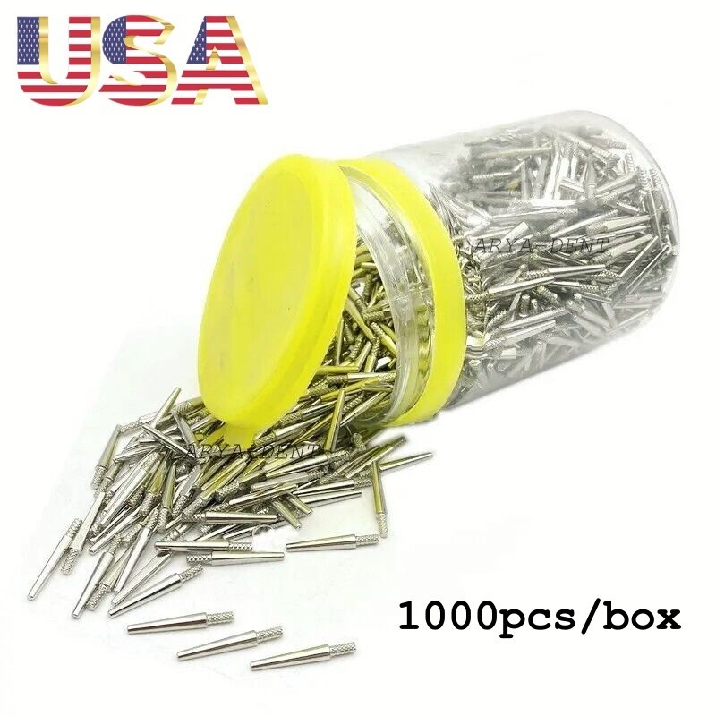1000pcs Dental Lab Master Dowel Single Pins use with Pindex For Die Model Work