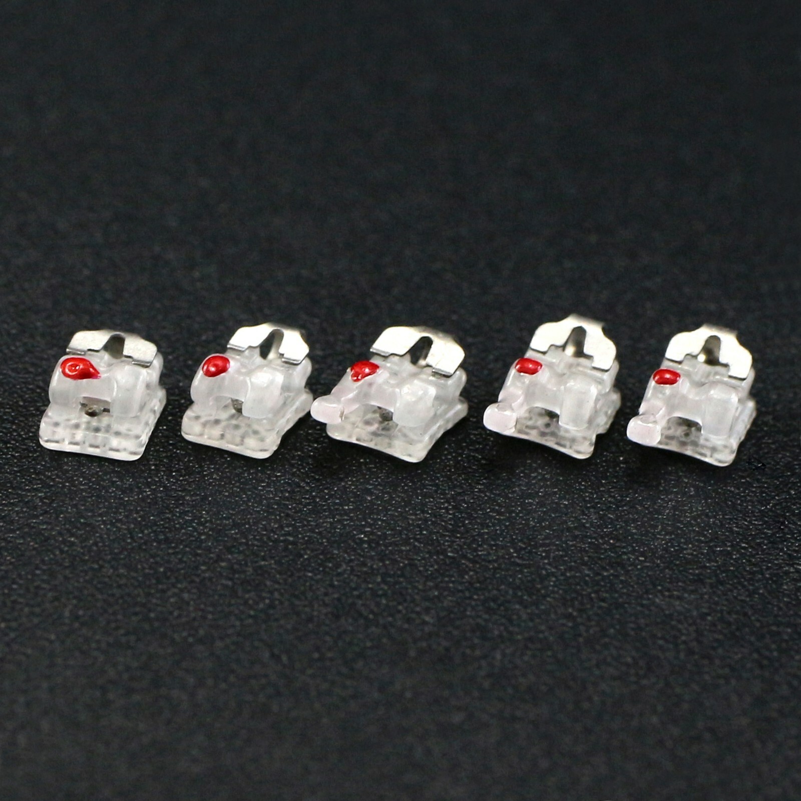 Orthodontic Self Ligating Ceramic Bracket Aesthetic AO Empower Clear Style Roth