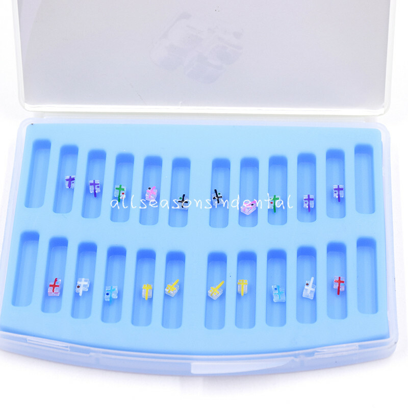 Dental Ortho Monocrystalline Sapphire Ceramic Bracket Hooks 345 Roth/MBT 022/018
