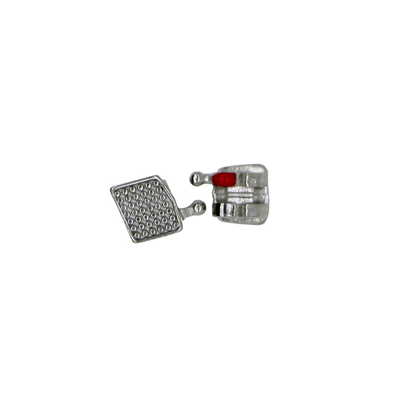 10×Dental Orthodontic Metal bracket monoblock Mini MIM MBT 0.22 With 345 HK 5×5