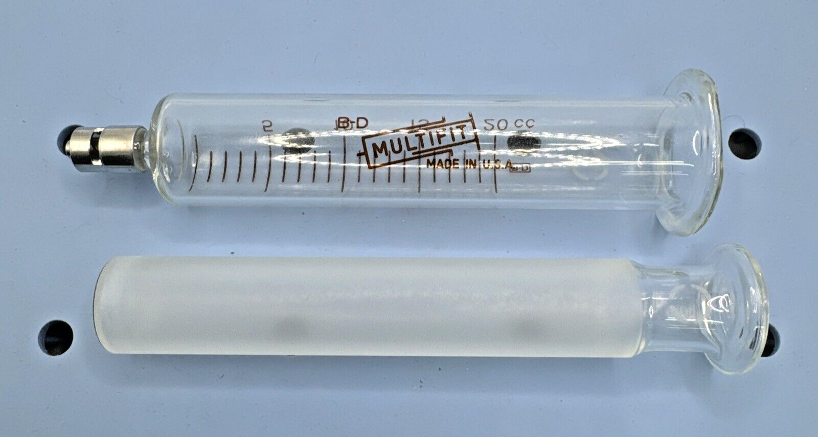 BD Multifit 20cc Reusable Glass Syringe w/ Metal Luer-Lock Tip