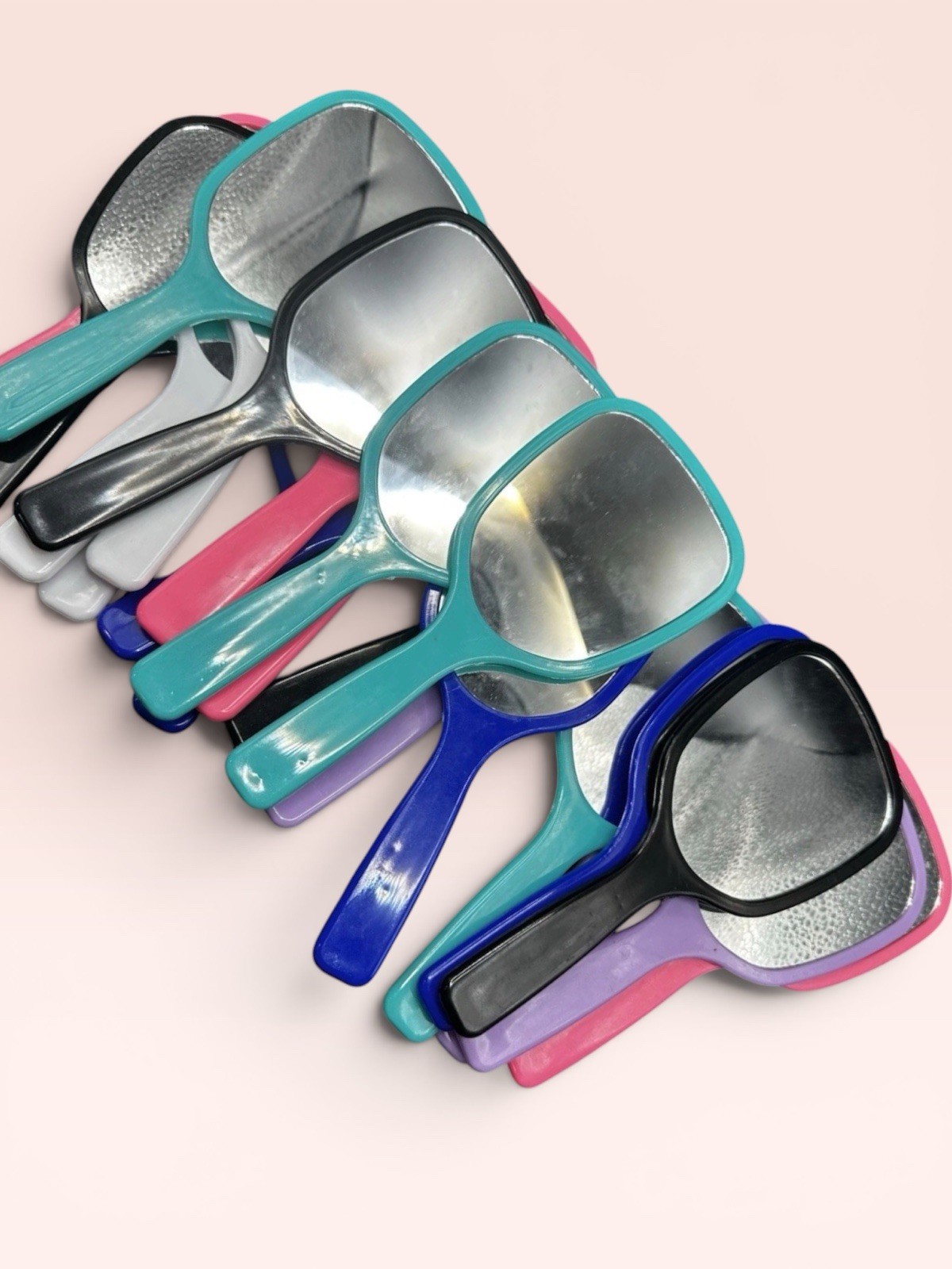 Bulk Lot 23 7” Handheld Mirrors Multicolor Therapy SEL Classroom Teachers Group