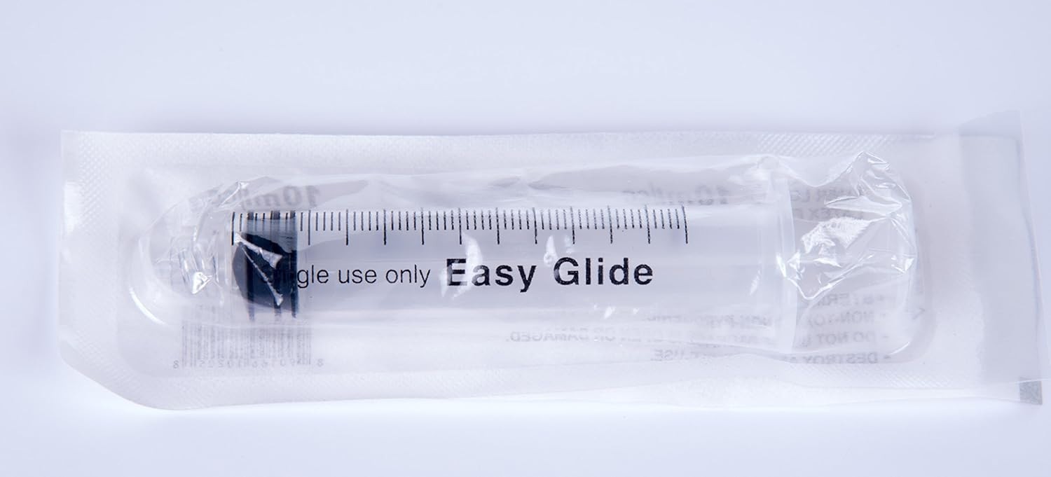 10ML Luer Lock syringe Easy Glide- Sterile – Pack of 100