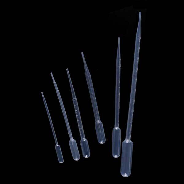 0.2ml – 10ml One-off Plastic Pasteur Transfer Pipettes Chemistry Lab Supply