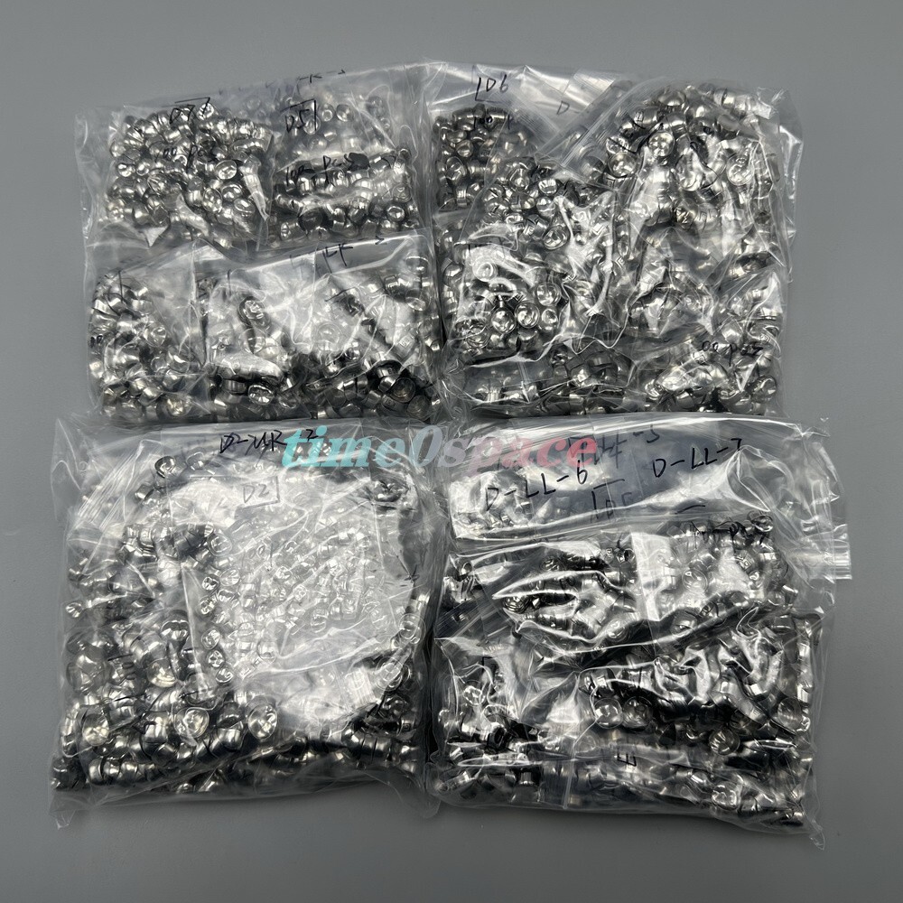 48 sizes Dental Kids Crown Primary Molar Pediatric Crowns Stainless Steel 5pcs