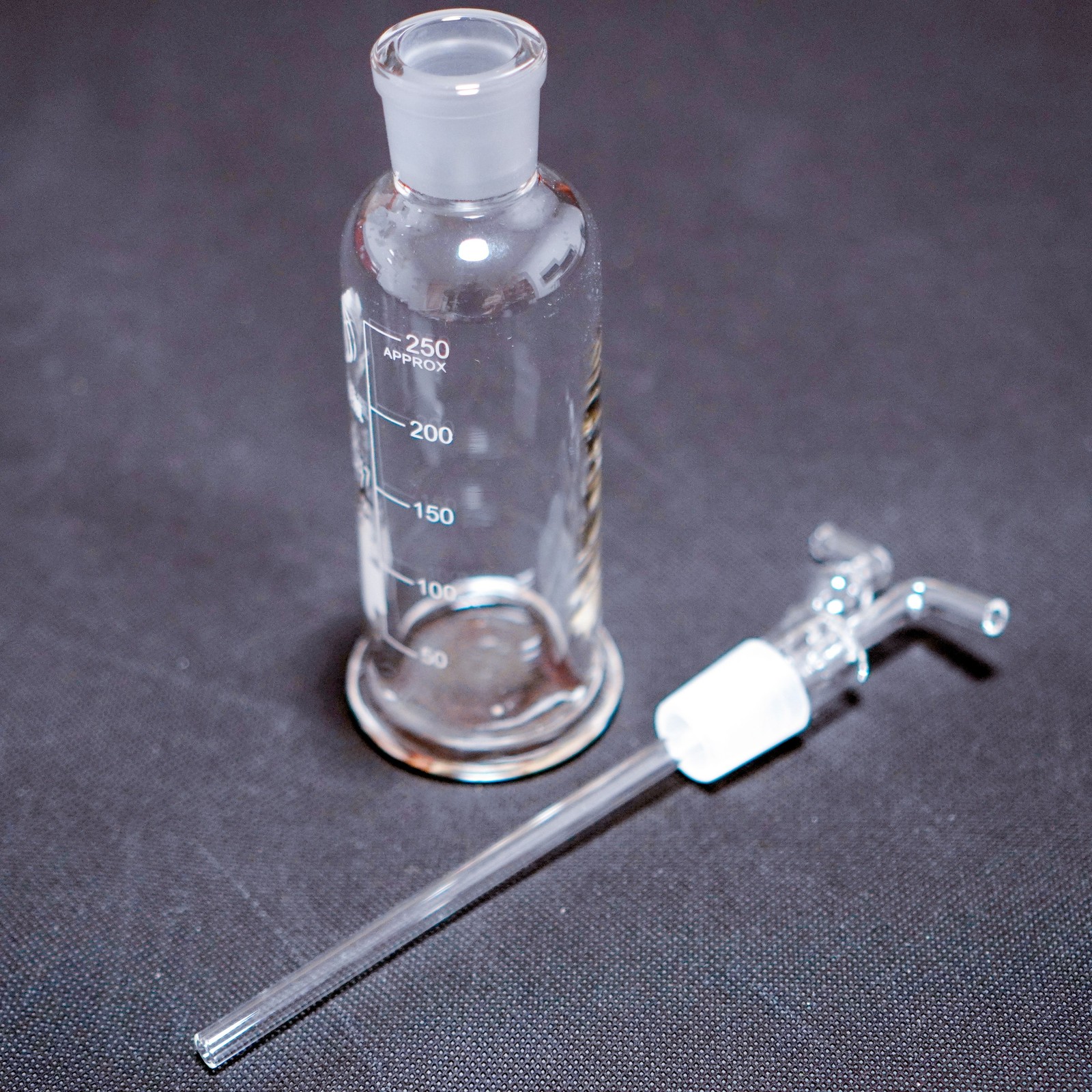 Lab glass gas wash bottle washing bottle 1000 ml, 250 ml, 500 ml lab glassware