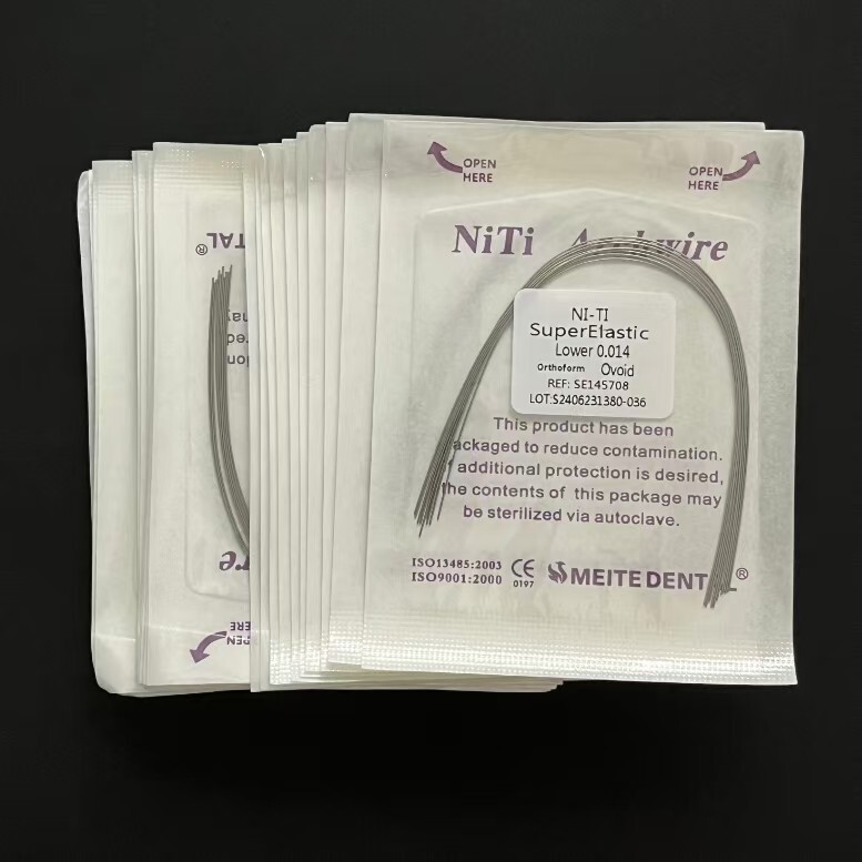 5 Packs Dental Orthodontic Super Elastic Wire Niti Round Arch Wires Ovoid Form