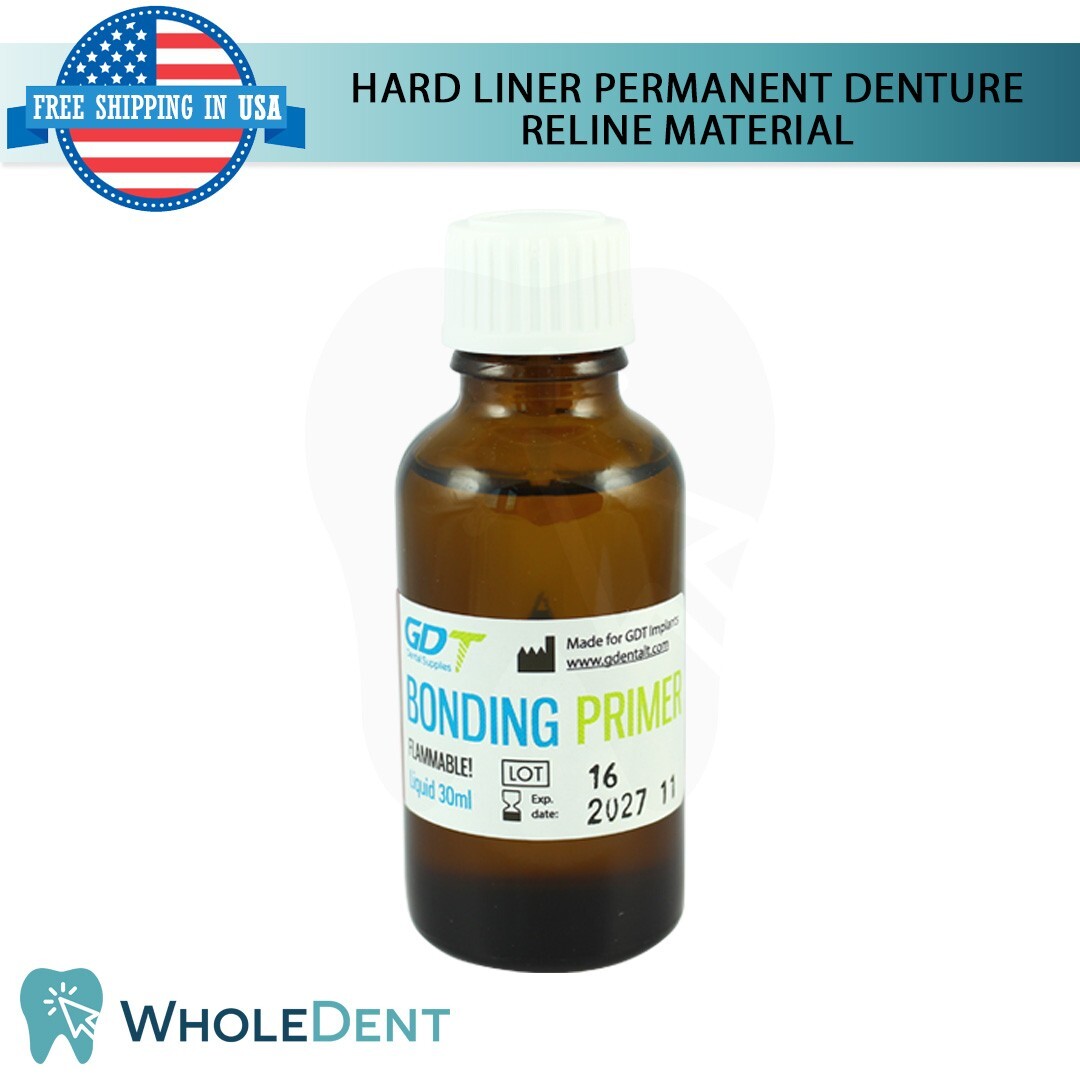 Self Curing Resin For Hard Liner Reline Home Use Kit DIY Denture Renew Acrylic